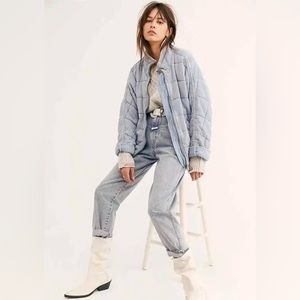 Free People Dolman Quilted Jacket Size S